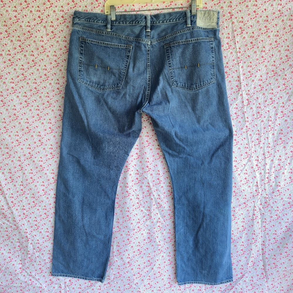 Polo Ralph Lauren Classic 867 Jeans Men's Straight Leg Blue Denim Med Wash 42x32